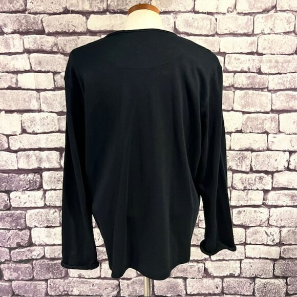 Cabin Creek Lightweight Black Long Sleeve Jacket Size L - Picture 5 of 8